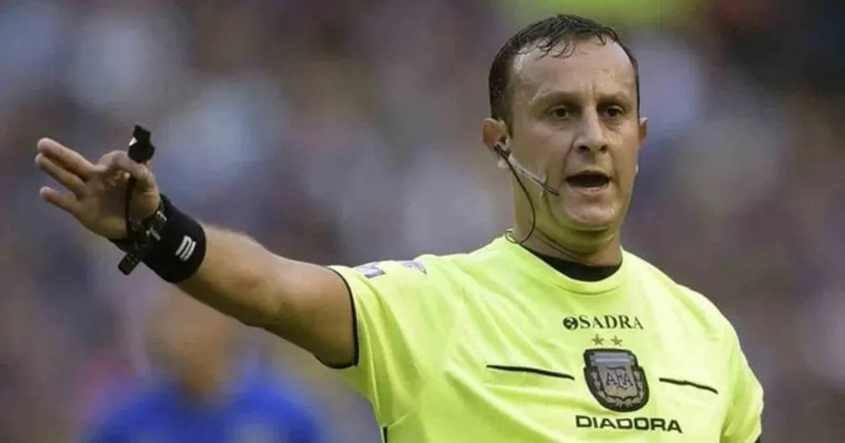 Darío Herrera apita final da Libertadores entre Palmeiras e Flamengo