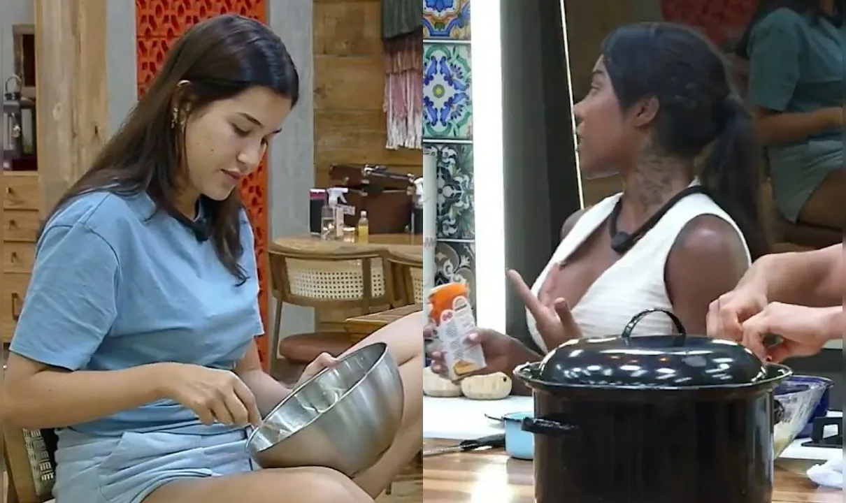 Tensão entre Carol Lekker e Duda Wendling em A Fazenda 17