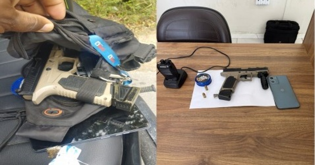 Homem detido por porte ilegal de arma em Arraial d'Ajuda, BA