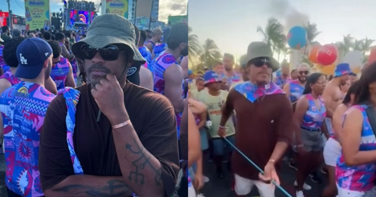 Denny Denan é folião no Pré-Caju 2025 em Aracaju