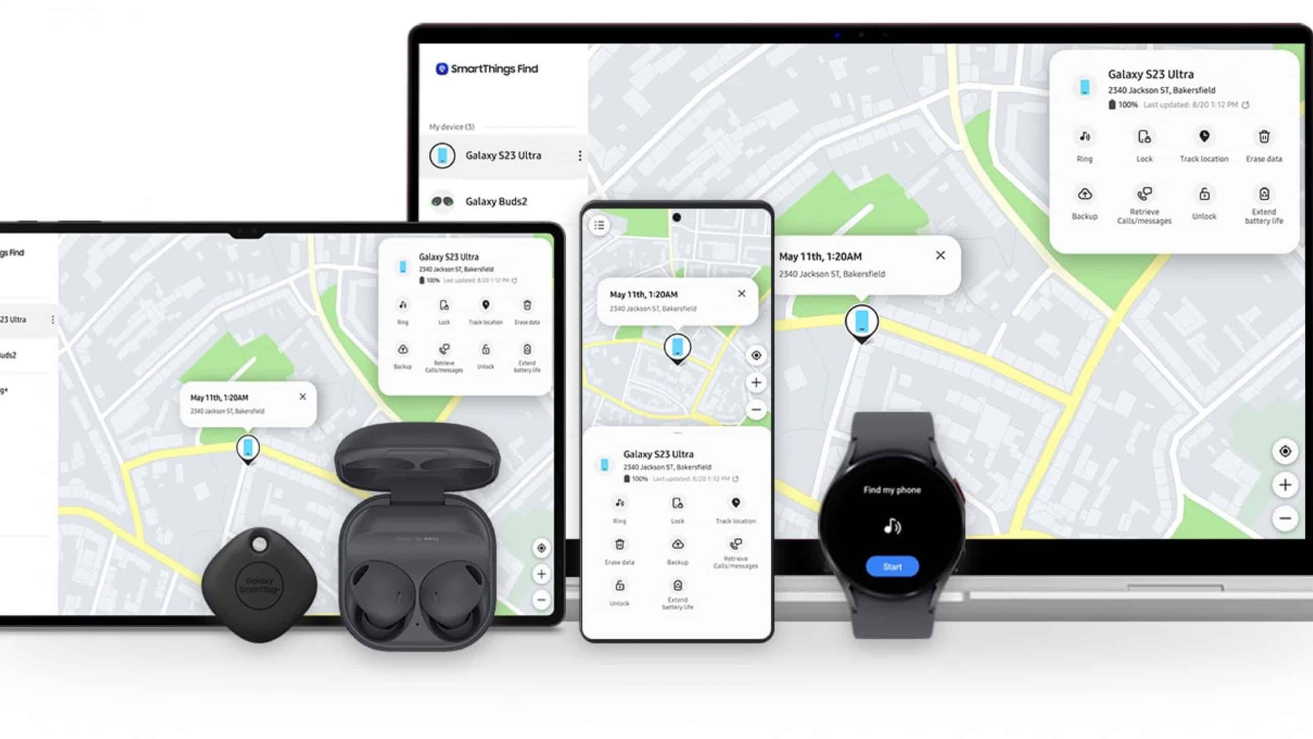 Samsung Find rastreia dispositivos através do app SmartThings