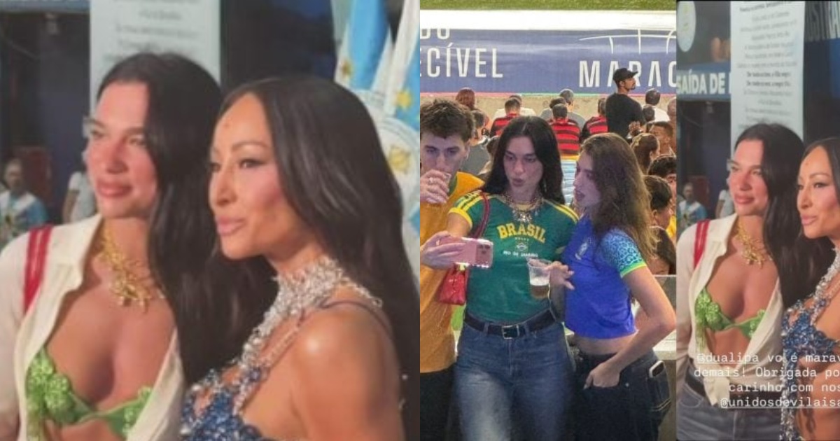 Dua Lipa e Sabrina Sato aproveitam o Rio antes do show