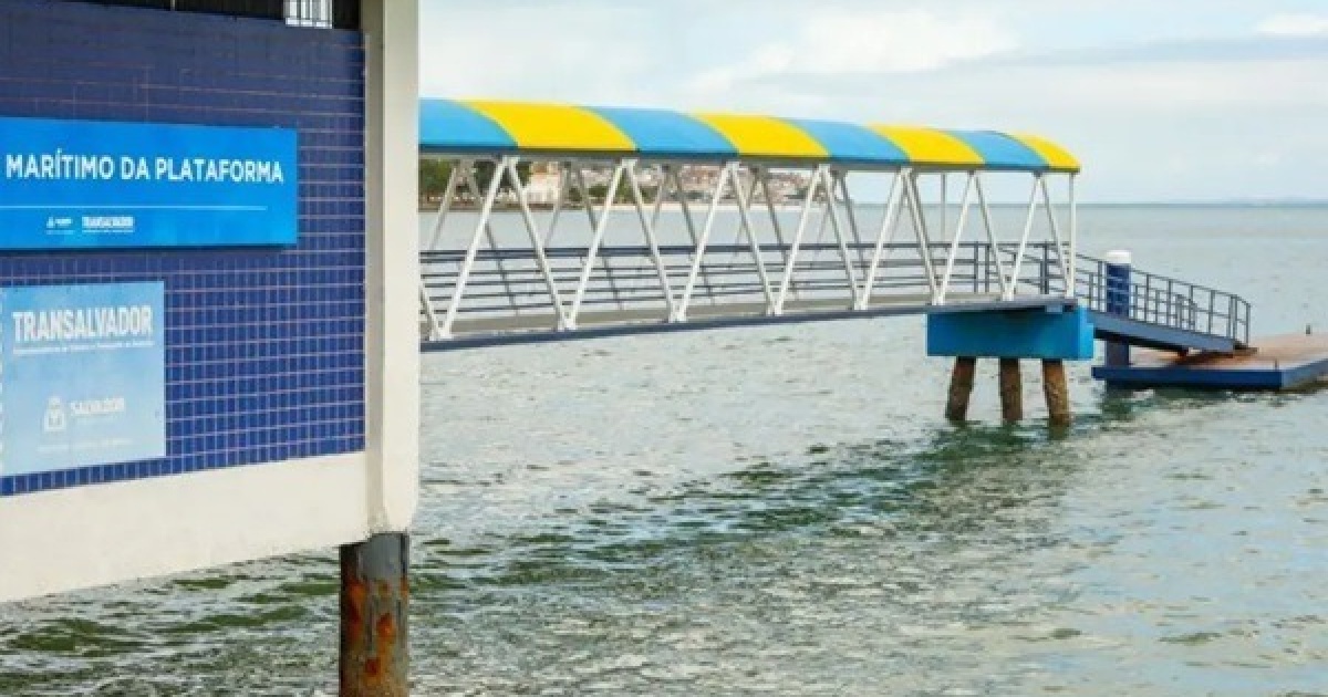 Rotas de transporte marítimo entre Barra e Subúrbio em Salvador