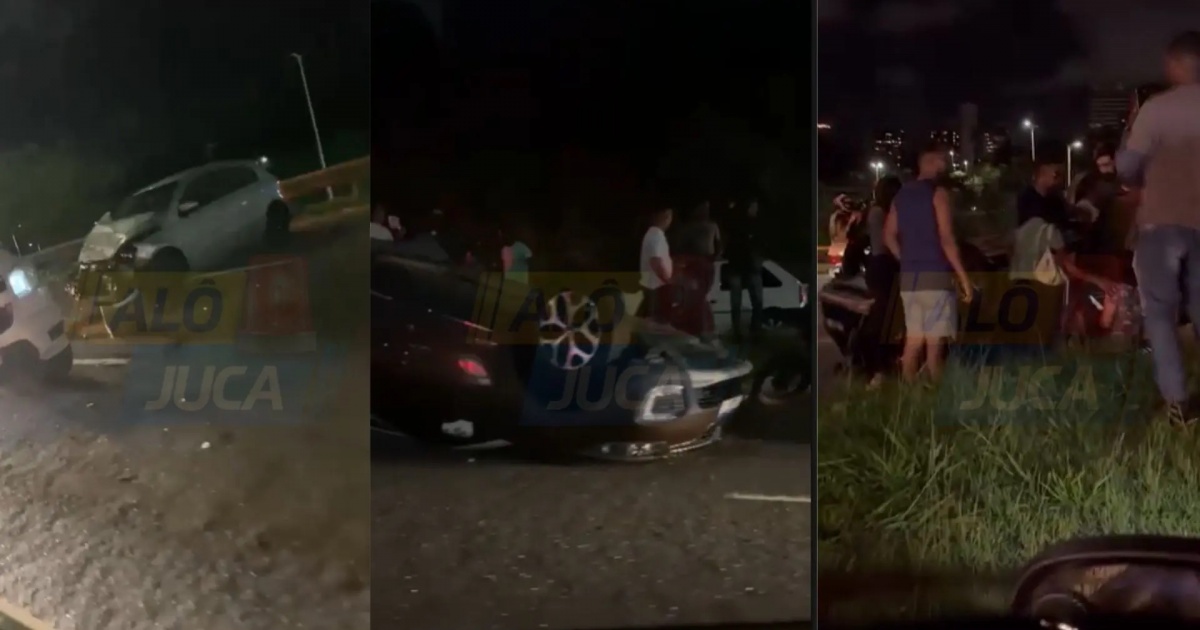 Acidente na Avenida Paralela em Salvador deixa feridos