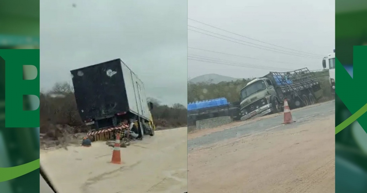 BA-120 em Queimadas e Monte Santo é rota de risco para caminhões