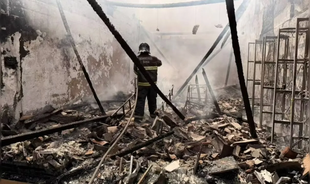Incêndio em comércios de Ubatã, Bahia, não causa vítimas