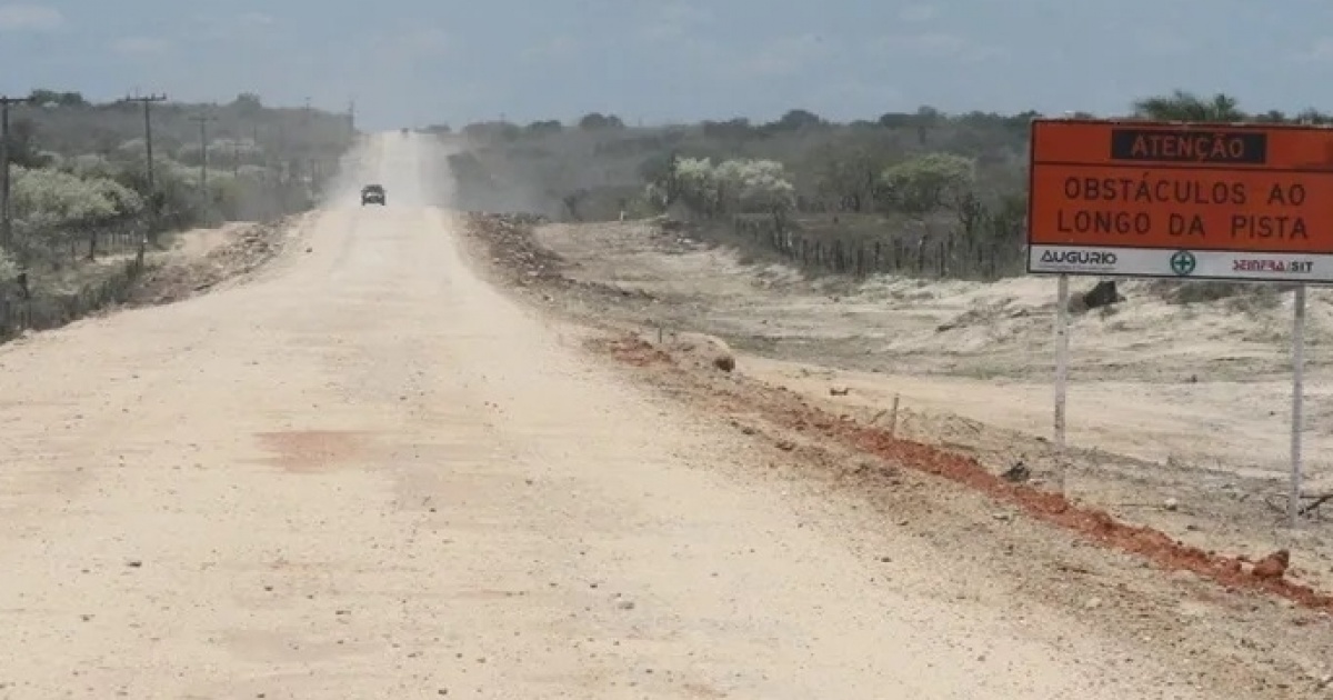 Paralisação da obra da BA-120 preocupa moradores da Bahia